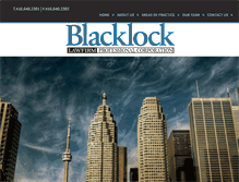 Tablet Screenshot of blacklocklawfirm.com